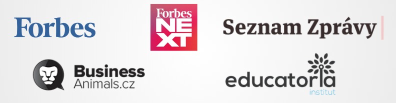 Forbes, Forbes NEXT, Seznam Zprávy, Business Animals, Educatoria