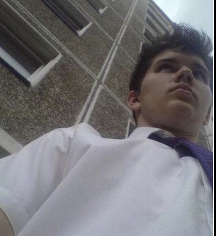 Mladý Martin jako podomní prodejce